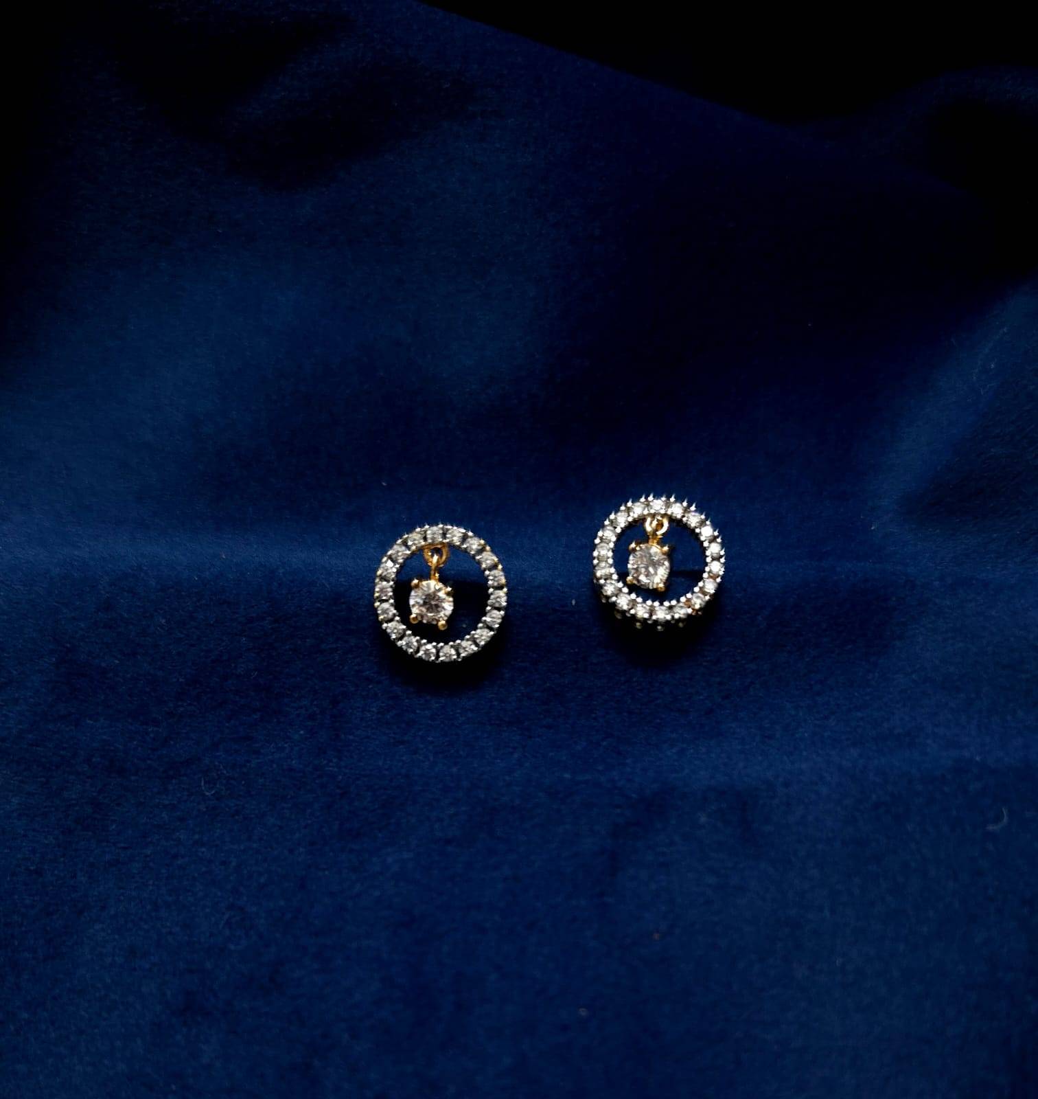Diamond Lookalike Pendant Set- Small-Design 7